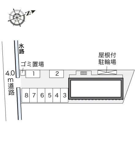 ★手数料０円★姫路市西今宿１丁目　月極駐車場（LP）